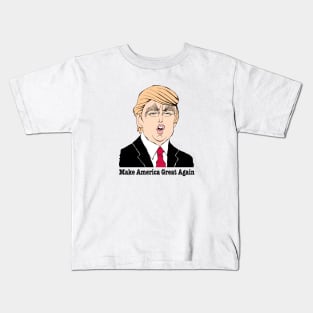 DONALD TRUMP FAN ART Kids T-Shirt